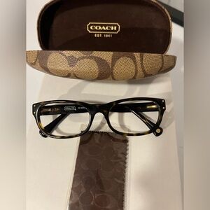 COACH Brown Tortoise HC 6034 Men's Glasses - Preloved